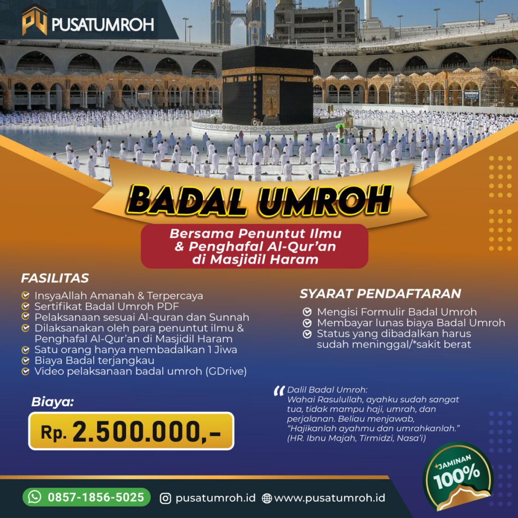 Badal Umroh Murah bersama penuntut ilmu Haramain