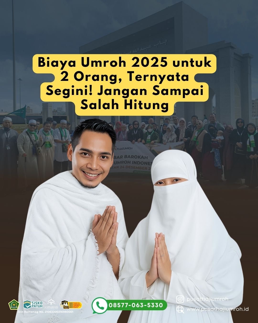 biaya umroh 2025 untuk 2 orang