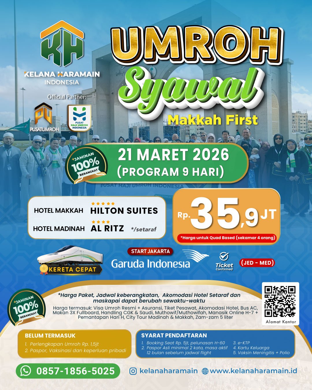 Umroh Syawal 21 Maret 2026 by Garuda 9 Hari