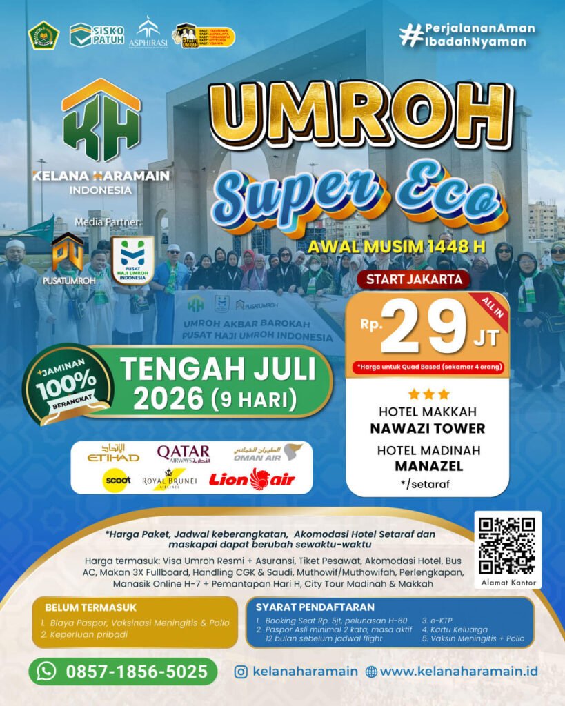 Paket Umroh Tengah Juli 2026